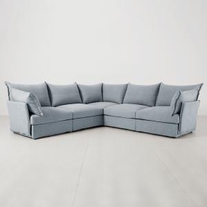 Swyft Sofa in a Box Model 06 Modular Linen Corner Sofa