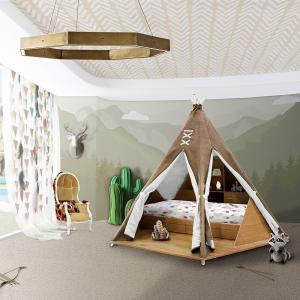 Luxury Childrens Teepee Tent Bed with Toy Storage
