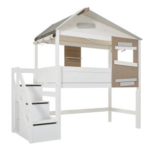 Lifetime The Hideout Mid Sleeper Luxury Kids Bed with Stora…