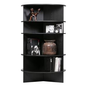 Woood Trian Solid Ash Round Tower Bookcase