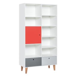 Vox Concept Wide Bookcase in a Choice of 6 Colours -