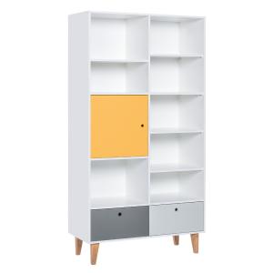 Vox Concept Wide Bookcase in a Choice of 6 Colours -