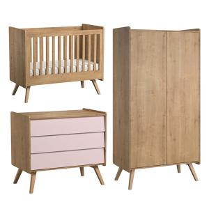 Vox Vintage 3 Piece Cot Nursery Furniture Set includes Cot,…