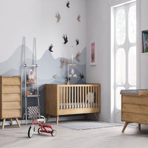 Vox Vintage 3 Piece Cot Bed Nursery Set includes Cot Bed an…