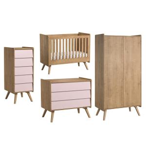 Vox Vintage 4 Piece Cot Nursery Furniture Set includes Cot,…