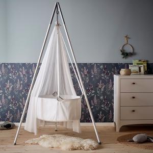 Leander Hanging Baby Cradle with Stand & Mattress -