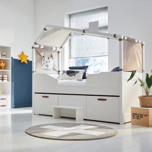 Cool Kids Hut Cabin Bed with Storage