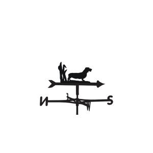 Weathervane in Wire Haired Dachshund Design - Large (Tradit…