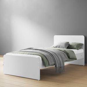 Flair Wizard Single White Bed Frame -