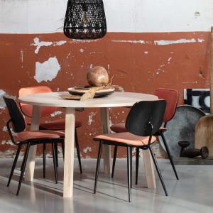 Woood Lange Jan Extending Round Oak Dining Table from 1.2 t…