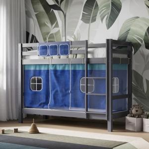 Flair Callisto Shorty Bunk Bed Grey With Accessories -
