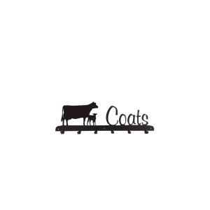 Coat Rack in Cow & Calf Design