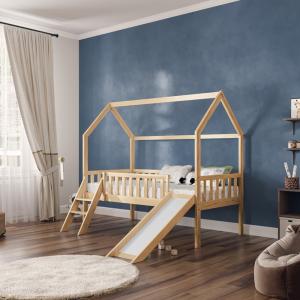 Flair Explorer Slide Mid Sleeper Bed With Rails -