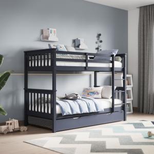 Flair Wooden Detachable Zoom Bunk Bed With Trundle -