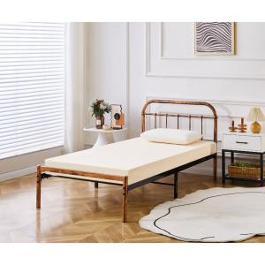 Flair Roswell Antique Brass Bed Frame - Single
