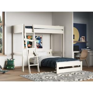 Noomi Tera High Sleeper With Small Double L Shaped Bed -