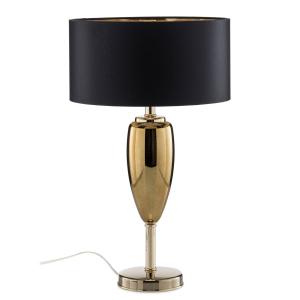 AILATI Show Ogiva - black and gold textile table lamp