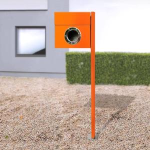 Absolut/ Radius Letterman free-standing letterbox, orange