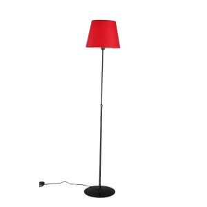 Aluminor Store floor lamp, black/red
