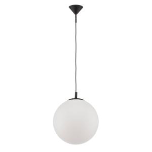 ALDEX 562 hanging light, matt glass, black cap/canopy