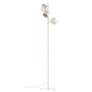 ALDEX Bot floor lamp, white, three-bulb