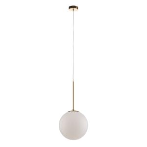 ALDEX Bosso pendant light, one-bulb, white/gold 30 cm