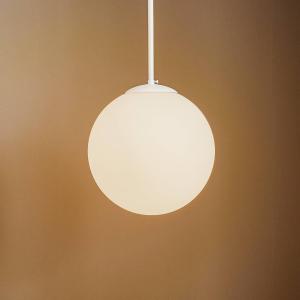 ALDEX Bosso pendant light, one-bulb, white, 30 cm