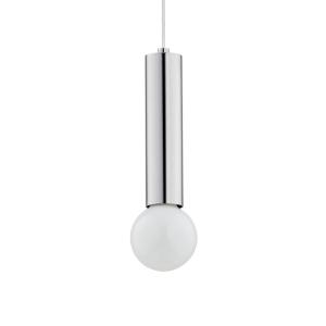 Alfa Jazz pendant light, one-bulb, chrome