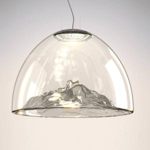 Axo Light Axolight Mountain View - hanging lamp grey-chrome