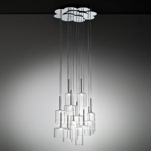 Axo Light Impressive glass hanging lamp Spillray 12-bulb