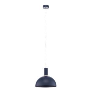 Argon Selma hanging light, one-bulb, blue Ø 28 cm