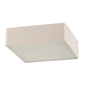 Argon Oro ceiling lamp, steel and glass, white, 25 cm