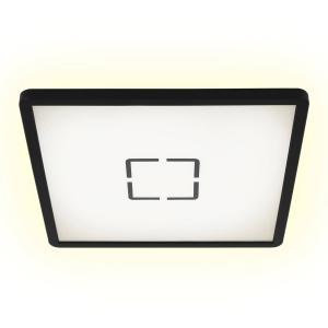 Briloner LED ceiling lamp Free, 29 x 29 cm, black
