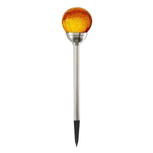 STAR TRADING Roma - solar ground spike light with amber LED