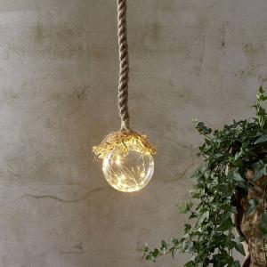 STAR TRADING Jutta LED decorative light, glass sphere Ø 10…