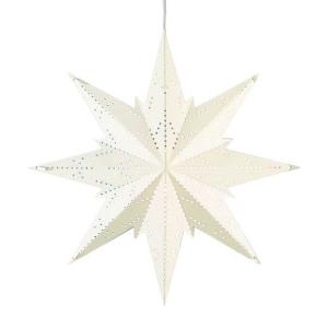 STAR TRADING Mini decorative star made of metal, white