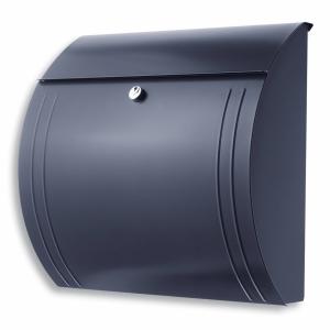 Burgwächter MODENA steel letter box, beautiful shape, anthr…