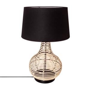 By Rydéns Granada table lamp, rattan and fabric