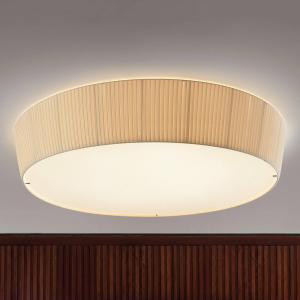 Bover Plafonet 95 fabric ceiling lamp cream ribbon