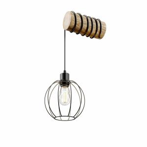 BRITOP Karou wall light, stained brown