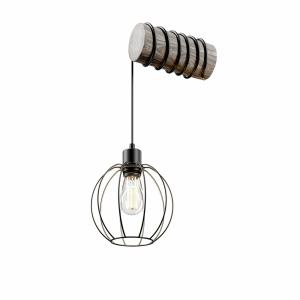 BRITOP Karou wall light, stained grey