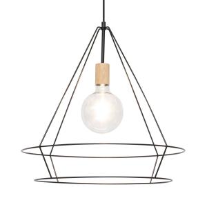 Envostar Open hanging light with metal shade, angular