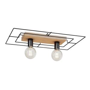 Envostar Bridge ceiling light, 2-bulb, rectangular