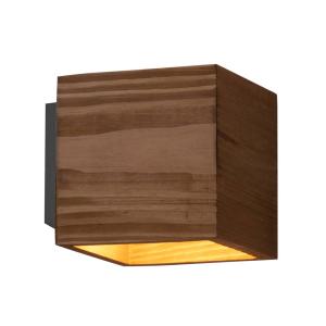 Envostar Green wall light, stained pine