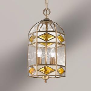 Cremasco Emilia - hanging light with cathedral glass