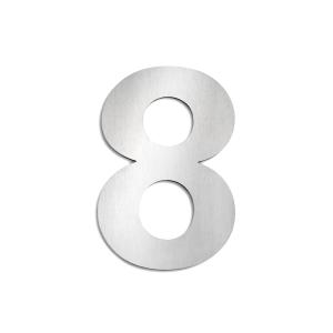 CMD Stainless Steel House Numbers, Large 8