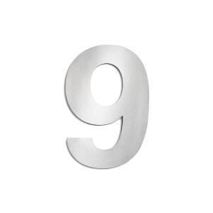 CMD Stainless Steel House Numbers, Large 9