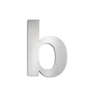 CMD Large stainless steel house numbers - letter b