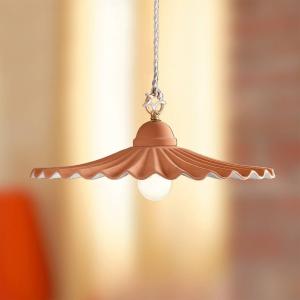 Ceramiche ARGILLA hanging light, country house style, 43 cm