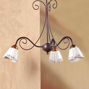 Ceramiche Classic CARTOCCIO hanging light, 3-bulb